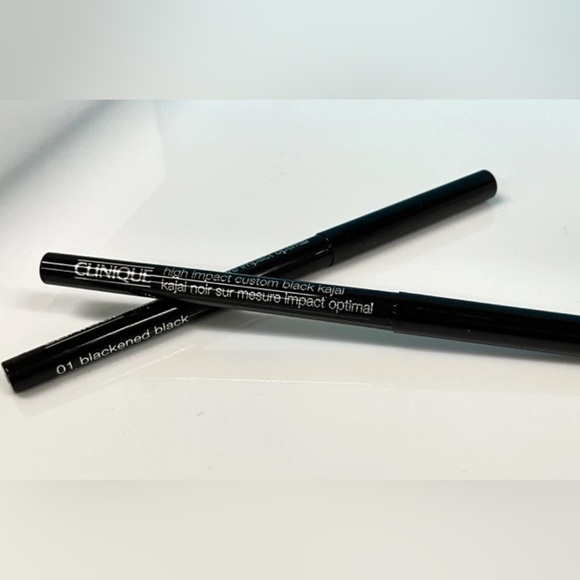 Clinique Other - Clinique High Impact Custom Black Kajal 0.01oz 01 Blackened Black 2pc set